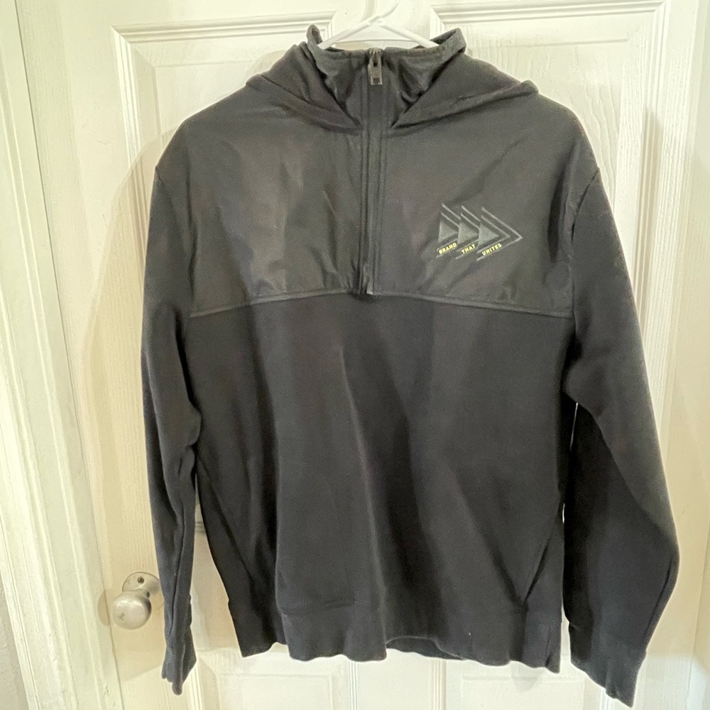 Express Black Quarter-Zip Pullover - image 2